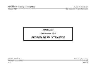 PTC B1.1 Notes - Sub Module 17.6 (Propeller Maintenance).pdf