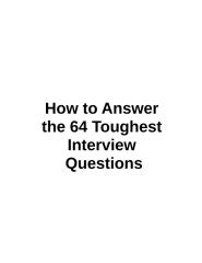 how to answer the 64 toughest interview questions.doc