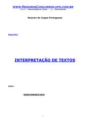 Interpretação de Textos (com exercícios comentados).pdf