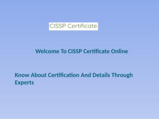 Know About Certification And Details Through Experts.pptx
