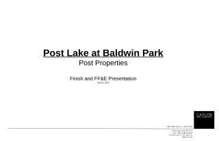 REVISEDPost Lake at Baldwin Park_2.ppt