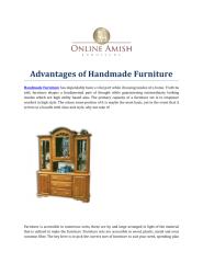 Advantages of Handmade Furniture Web 2.0.pdf