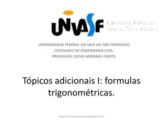 tópicos adicionais i formulas trigonométricas..pdf
